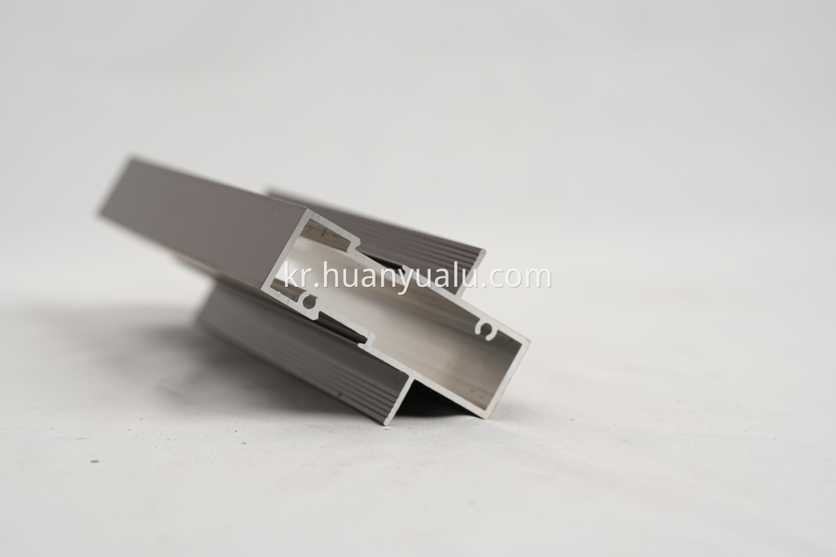 Spray painted door and window profiles